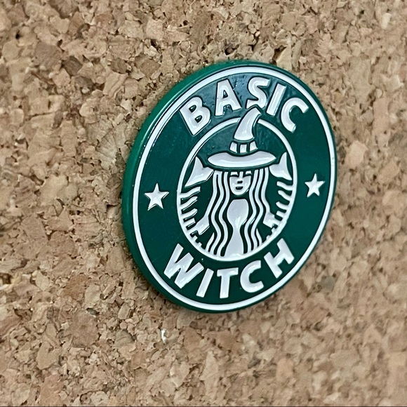 Basic Witch Enamel Pin - Picture 4 of 6